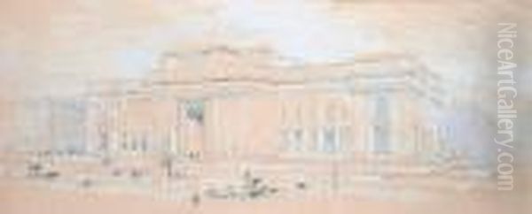 Design For The Art Gallery And Library,manchester - view 1