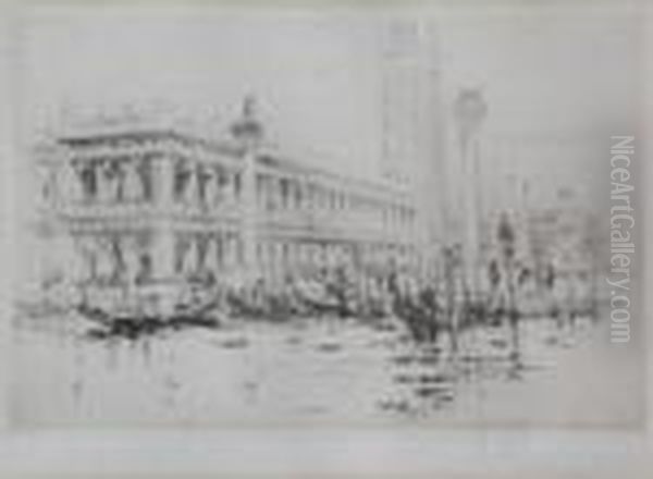 St Mark's Library, The Piazetta, Venice - view 1