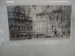 A Paris Square by William Walcot