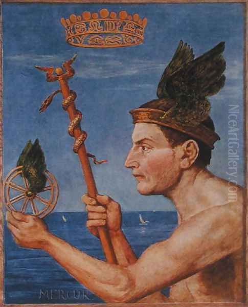 Mercury, illustration from Festkalender published in Leipzig c.1910 - view 1