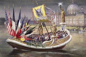 The Universal Brotherhood Barge at the Worlds Columbian Exposition, Chicago, 1893