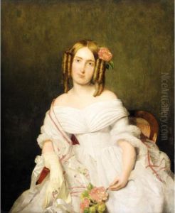 Die Tochter Des Freiherrn Von Gocsy (portrait Of Baron Von Gocsy's Daughter) Die Tochter Des Freiherrn Von Gocsy (portrait Of Baron Von Gocsy's Daughter)