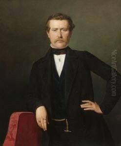 Georg Graf Von Edler. by Ferdinand Georg Waldmuller
