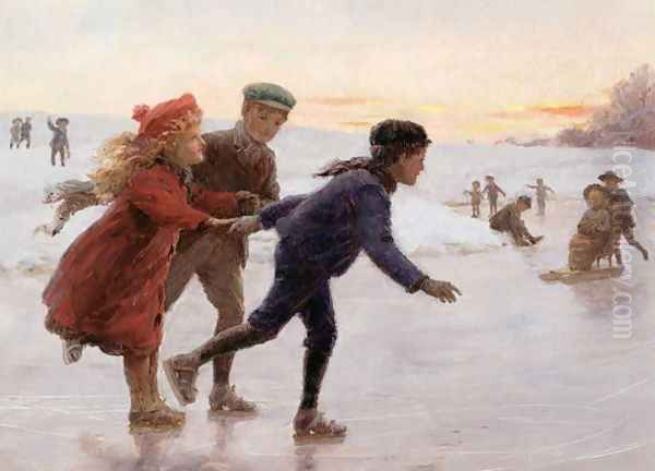 Children Skating - view 1