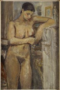Nude At A Mantelpiece Nude At A Mantelpiece