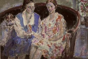 Two Seated Women by Ethel, Dame Walker