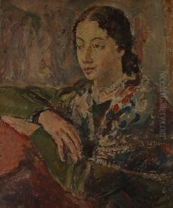 Portrait Of A Young Girl. Portrait Of A Young Girl.
