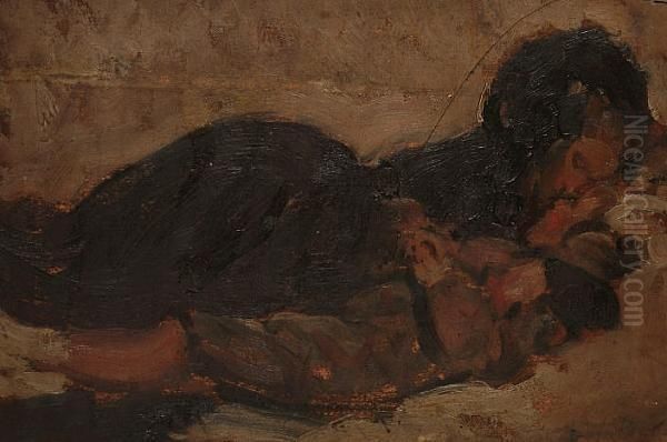 Reclining Woman And Child. - view 1