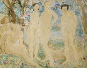 Paris And The Goddesses by Ethel, Dame Walker