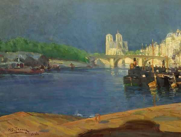 View of the Seine Looking toward Notre Dame - view 1