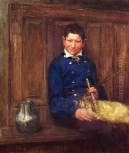 The Bagpipe Player by Henry Ossawa Tanner