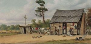 The Old Cabin by William Aiken Walker