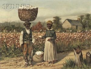 Sharecroppers In The Cotton Field by William Aiken Walker