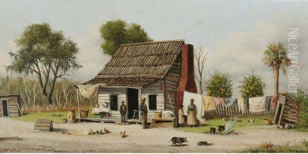 Rustic Cabin Scene - view 1