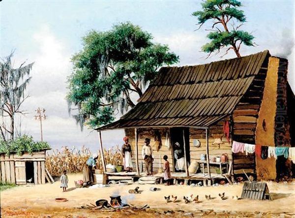 Rural Southern Cabin Scene - view 1