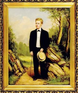 Portrait Of Boy by William Aiken Walker