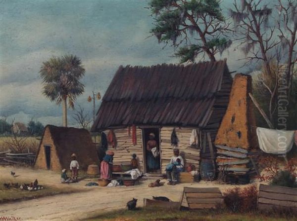 Rural Cabin Scene - view 1
