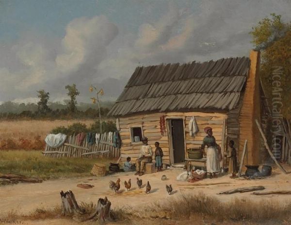 Sharecroppers In The Yard - view 1