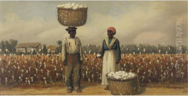 Double Portrait Of Cotton Pickers - view 1