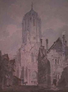 Christ Church, Oxford, 1795 by William Turner