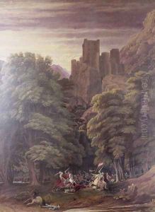 Battle in the Time of King Stephen by William Turner