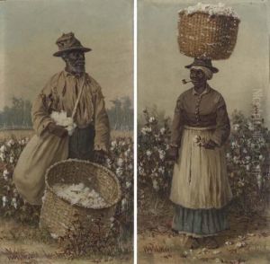 Cotton Pickers: A Pair Of Works by William Aiken Walker