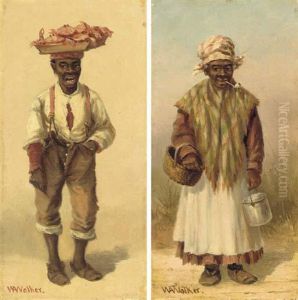 Crab Seller; And Woman With Pipe: A Pair Of Works