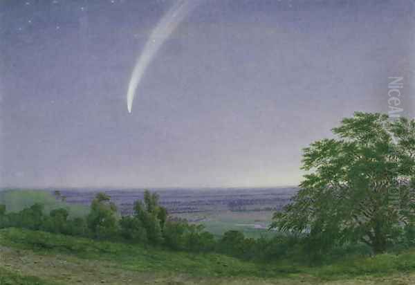 Donatis Comet, Oxford, 7.30pm, 5th October 1858 - view 1