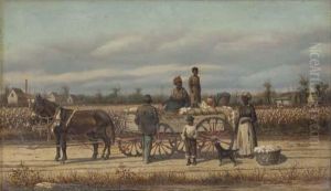 Noon Day Pause In The Cotton Field
