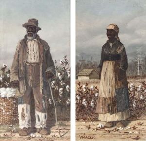 Cotton Pickers: A Pair Of Works by William Aiken Walker
