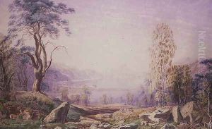 Loch Garry, Invernesshire, Autumn 1856 by William Turner