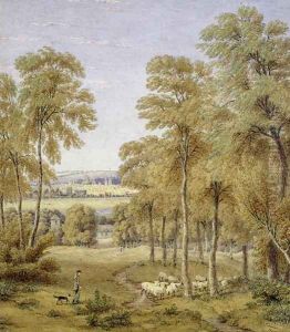 Oxford from Hinksey Ferry, 1852 by William Turner