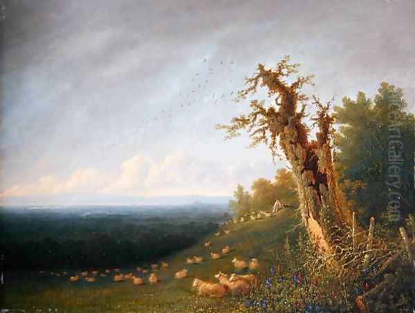 Shepherd Boy on a Hillside - view 1