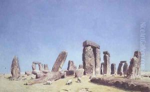 Sheep at Stonehenge