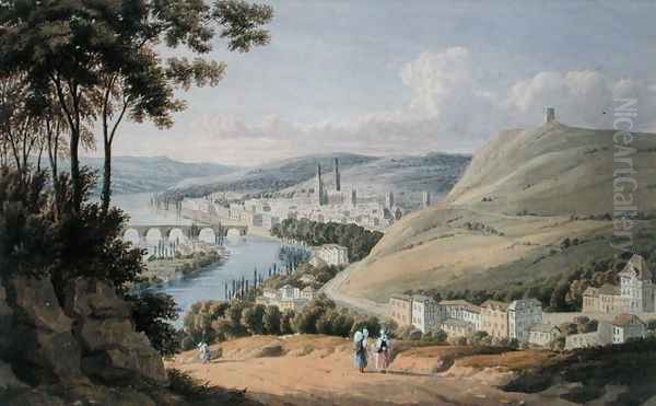 Rouen from St. Catherines Hill - view 1
