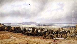 View of Broadway Hill, Worcester by William Turner