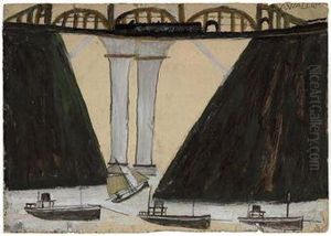 Saltash Bridge by Alfred Wallis