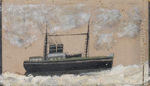 Steamship by Alfred Wallis