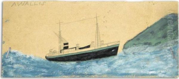 Boat At Sea - view 1