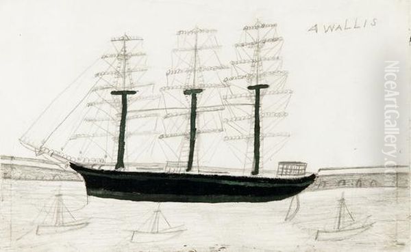 Schooner In Harbour - view 1