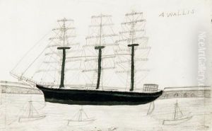 Schooner In Harbour