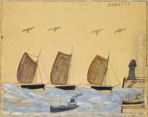Works From The Collection Of Stanley J. Seeger
Boats And Birds by Alfred Wallis