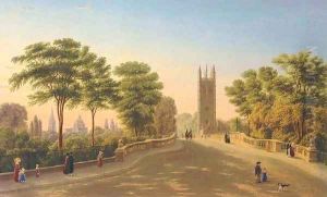 Magdalen Bridge and College, Oxford by William Turner