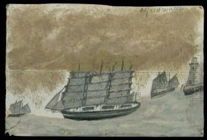Full-rigged Ship by Alfred Wallis