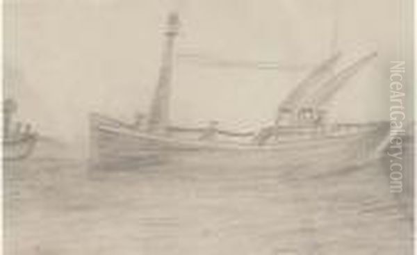 Fishing Boats (recto); And Fishing Boat (verso) - view 1