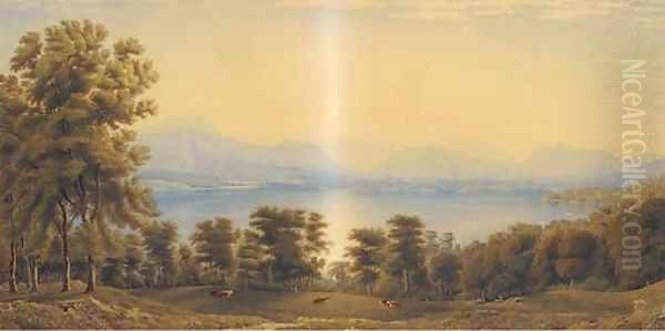 Windermere from near Low-Wood Inn, Westmoreland - view 1