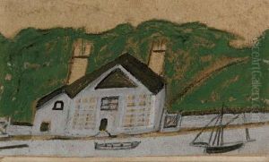 House On The Shore by Alfred Wallis