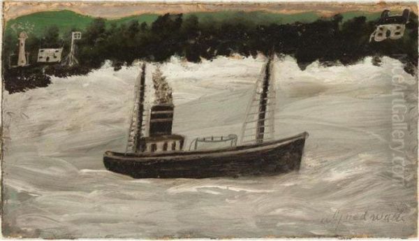 Trawler At Sea - view 1