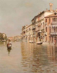 On The Grand Canal by Raffaele Tafuri
