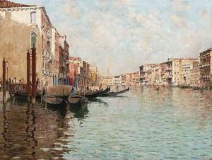 Venetian vista by Raffaele Tafuri